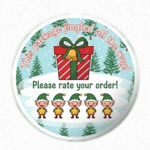 Handcrafted 60ct Shipping Stickers